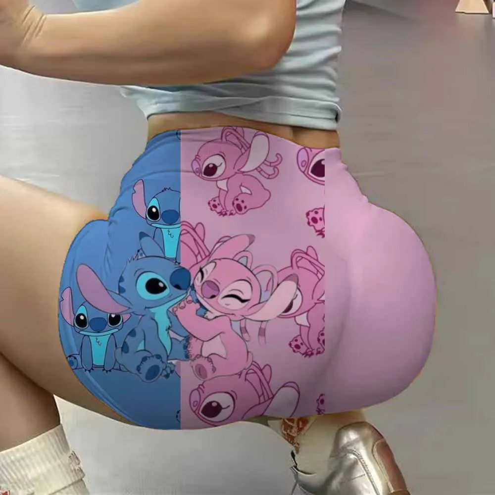 カスタムステッチイメージバレーボールバイカーワークアウトショーツ女性用ジムアスレチックヨガショーツ