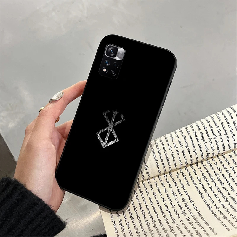 حافظة هاتف Berserk Guts لهاتف Xiaomi Redmi note 13 12 Pro 11S 11 10 Pro 10S 12S Redmi 10 9C 13C #4