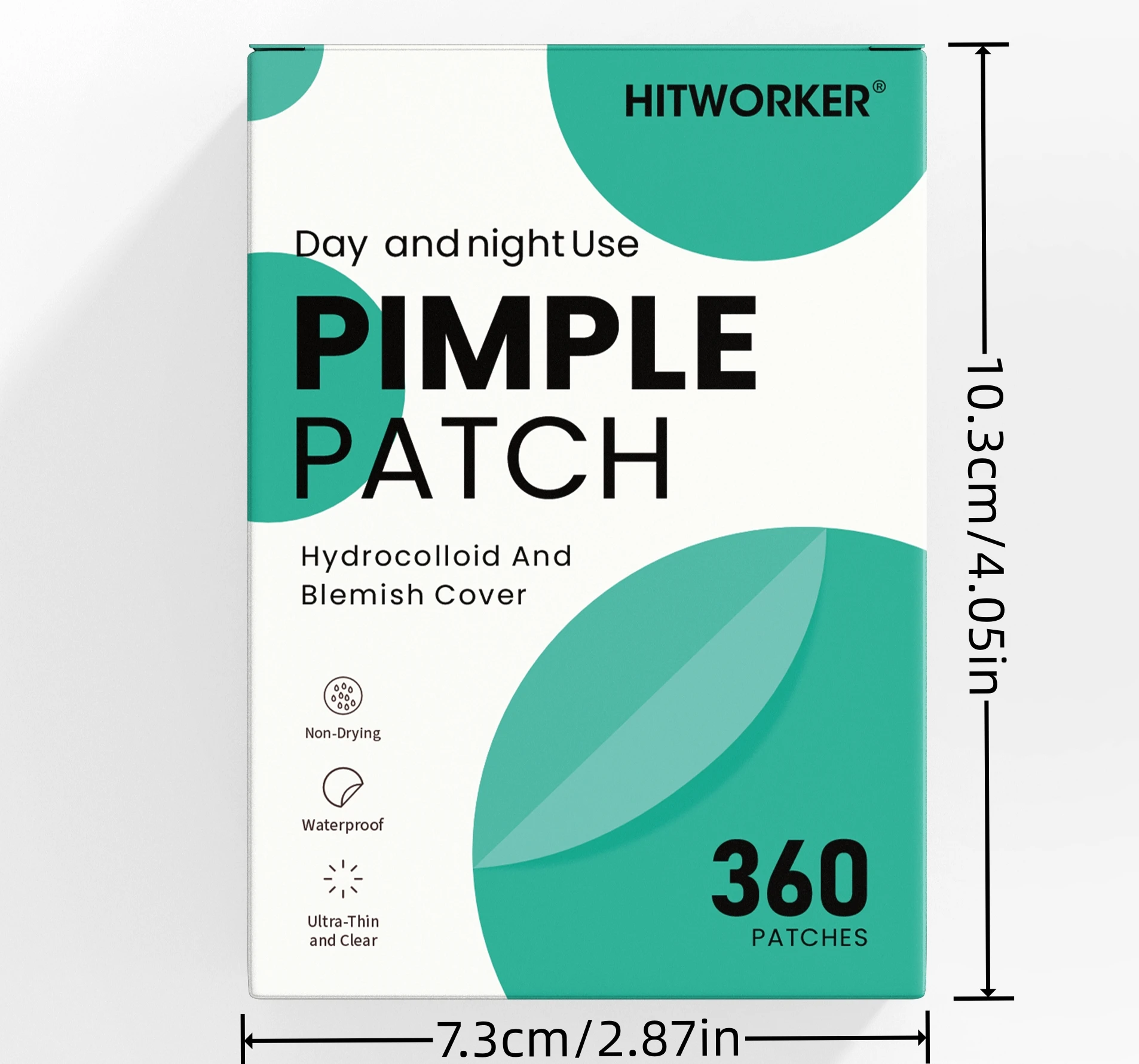 360pcs Salicylic Acid Acne Patches for Skin Care Treatment Anti-acne Pads for Blemish Control
