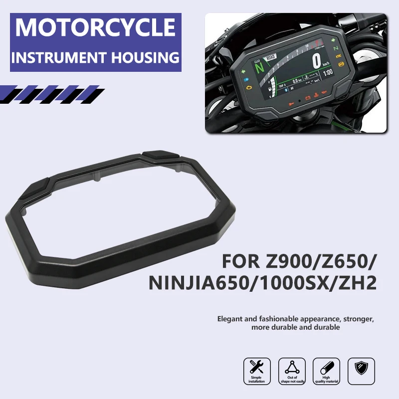 

For Kawasaki Z400 Z900 Z650 Ninja650 Z1000SX ZH2 Motorcycle Speedometer Case Odometer Case Instrument Gauge Tachometer Cover