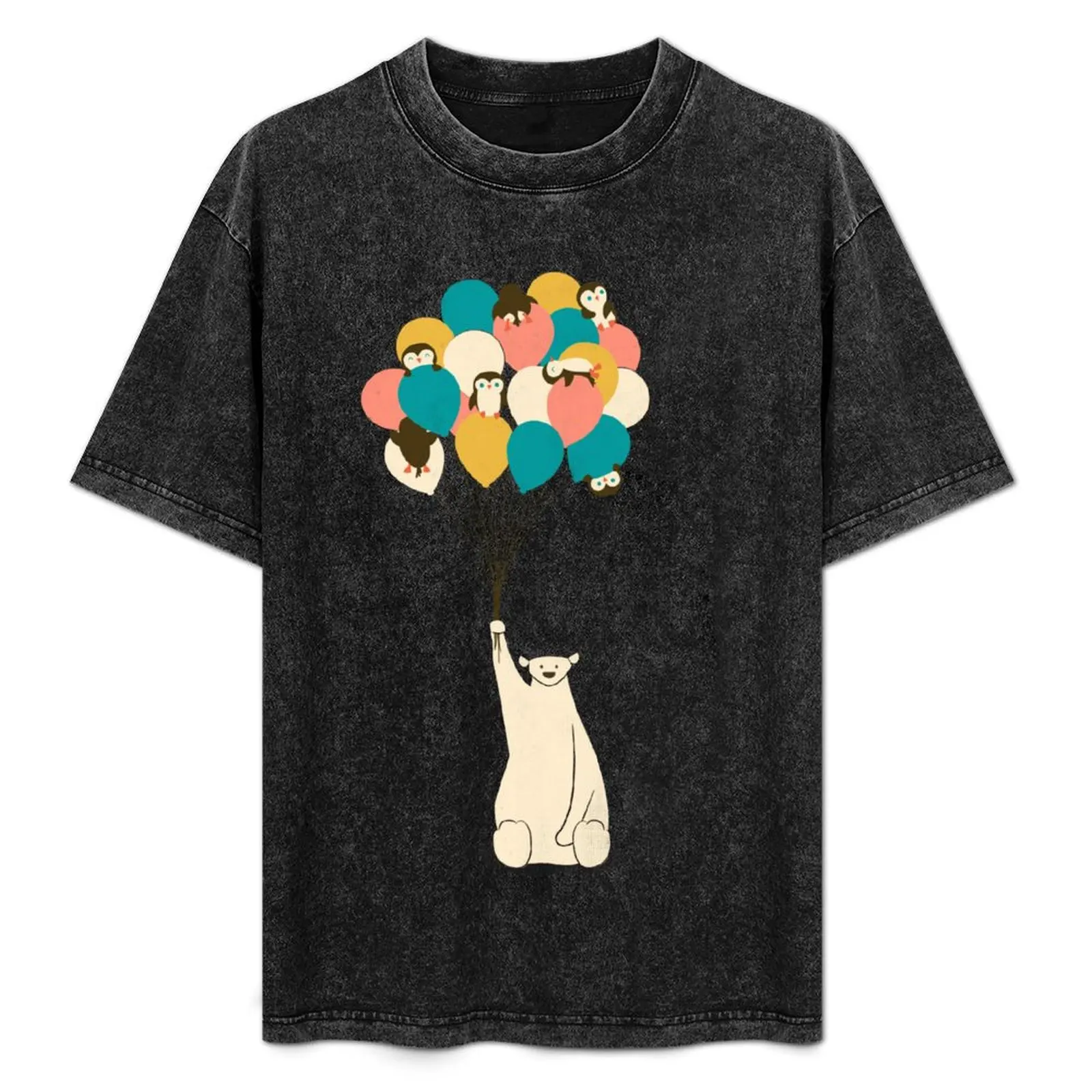 Penguin Bouquet T-Shirt anime clothes graphic t shirt vintage animal prinfor boys sports fans t shirts men