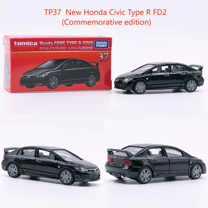 TOMICA Tomy Honda Civic Type R FD2 TP37 1/64 simulation Die-cast alloy car model toy collection boy gifts 202304