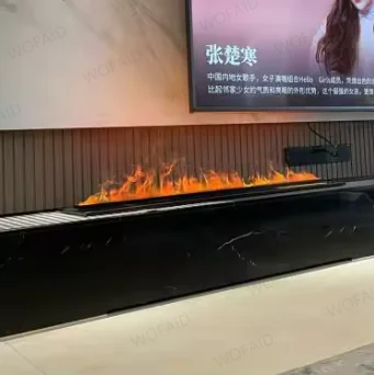 

Vapor Fireplace Electric Fireplaces with Woods Cracking Sound 3d Fire Eco Fireplace Simulation Glass PC Baffle Air Humidifier