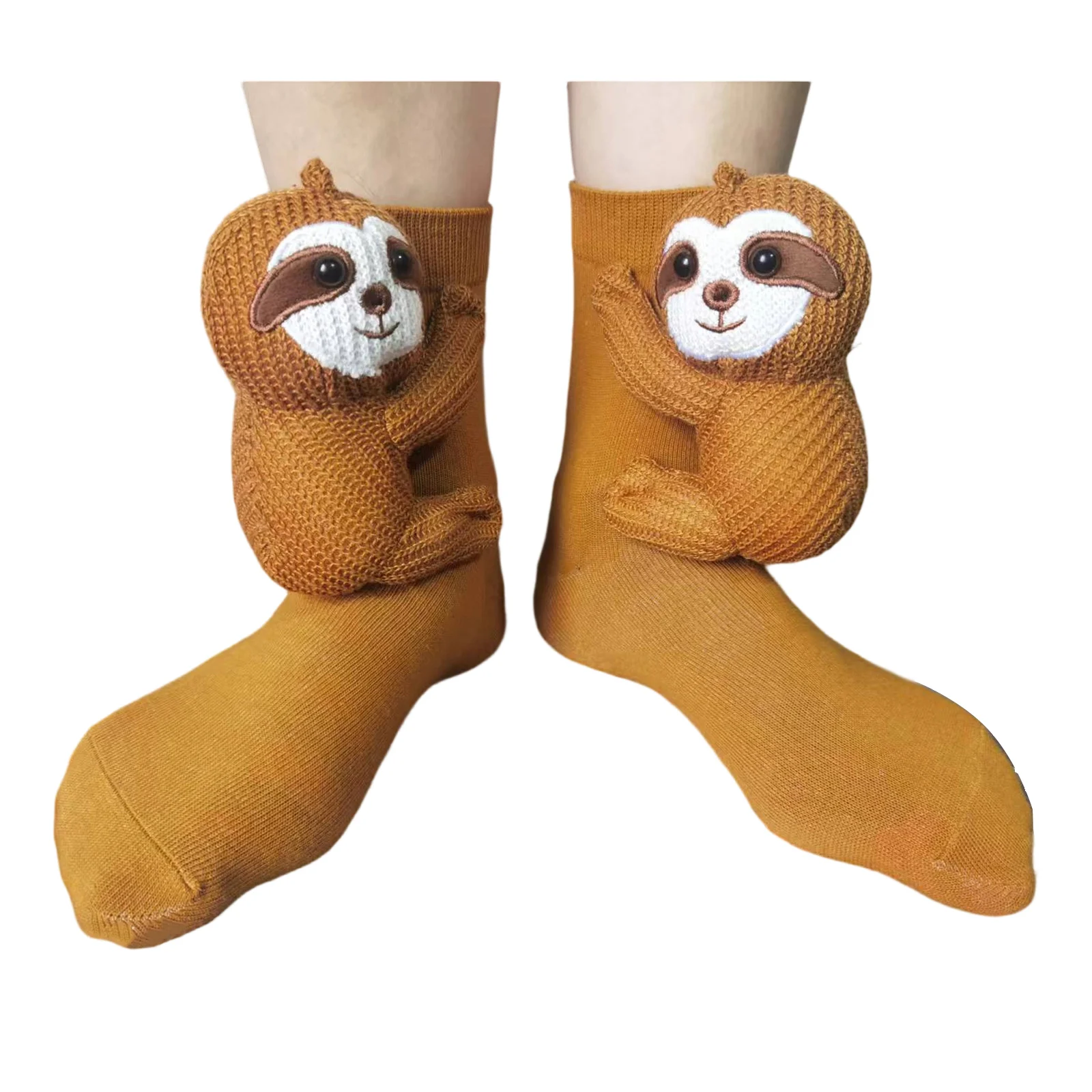 

New Trendy Men's And Women's Fashionable Cute Cartoon Long Socks Christmas Knitted Casual Floor Warm Socks