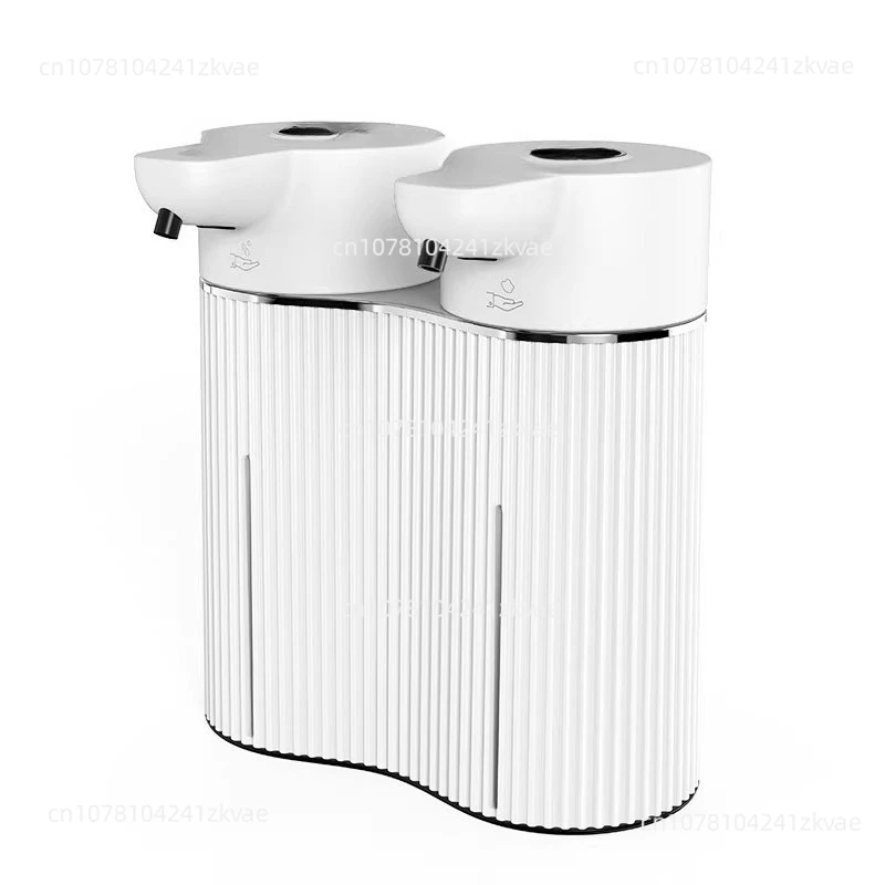 موزع صابون بمستشعر مزدوج الرأس، ماكينة غسيل يدوية من الفوم الكهربائي، مثبت على الحائط M11