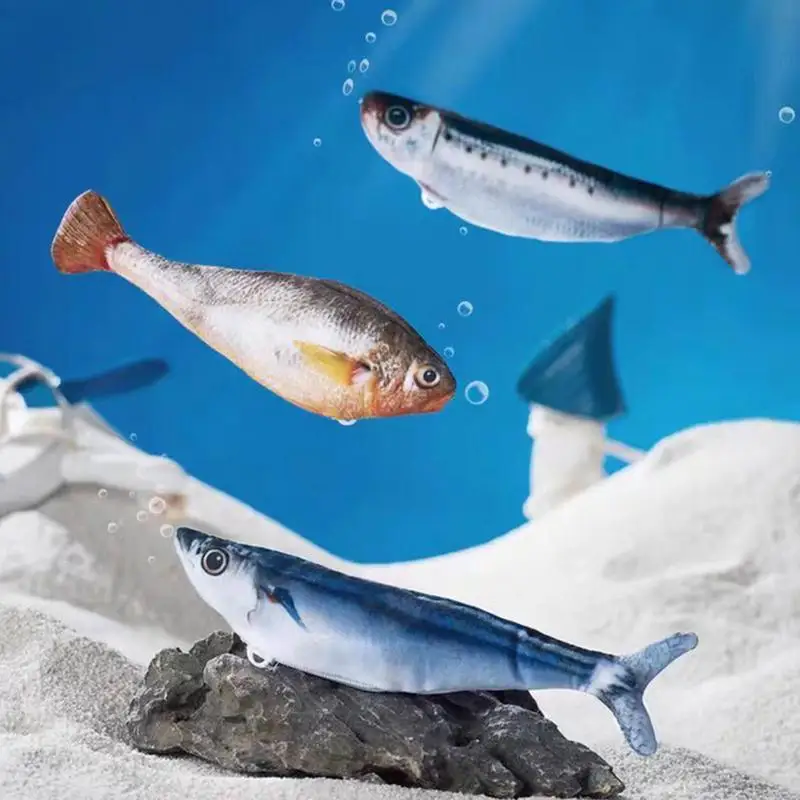 ألعاب القطط التفاعلية لألعاب القطط الأوتوماتيكية الذكية الداخلية، سمكة التفاعل الكهربائي الممتعة لجميع السلالات، حل ممارسة الملل #2