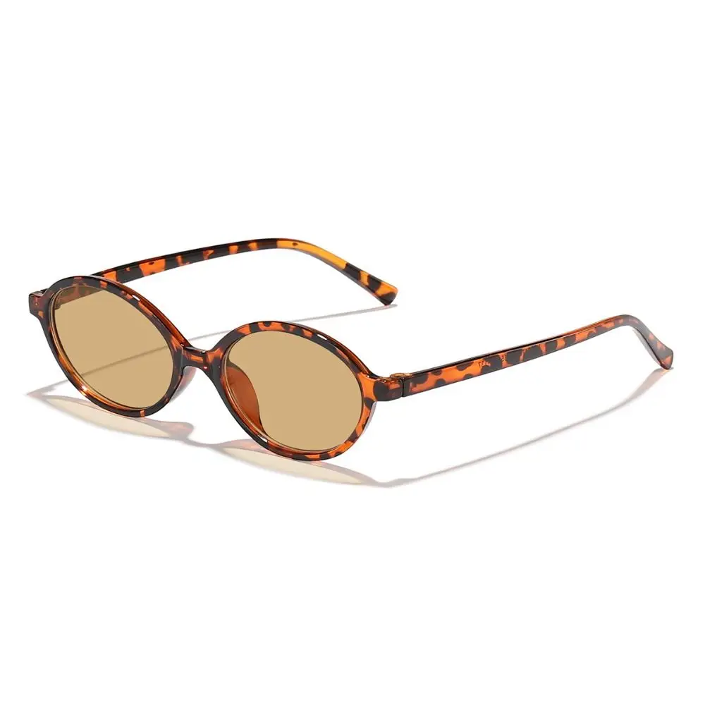 

New Small Frame Small Round Sunglasses UV400 Protection Travel Oval Sunglasses Plastics Shades for Men Women