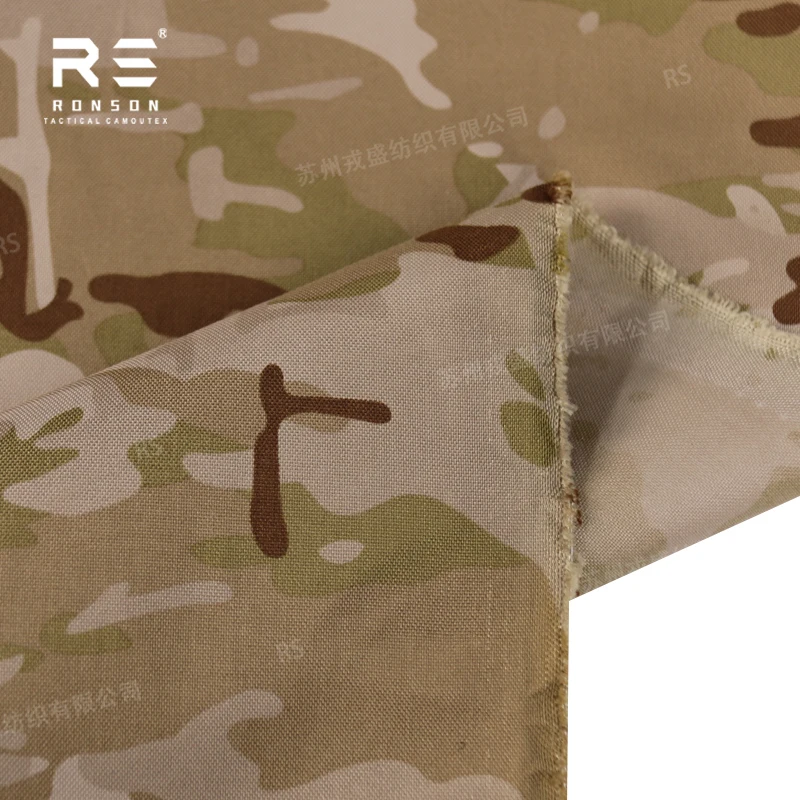 500D Nylon Cordura Desert CP Camo 100% Woven Water-Resistant PU Coated for Tactical Gear Backpack Military Rucksack Camping view 5