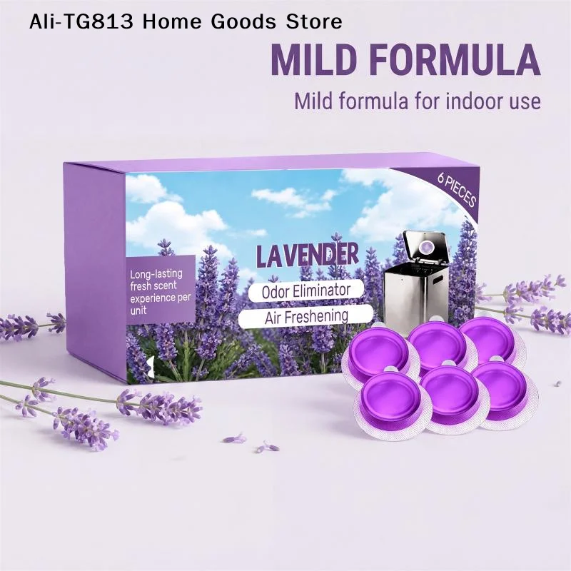 [TG813]1 Box/2 Box Stick On Trash Can Deodorizer Pods LongLasting Fragrance Powerful Odor Eliminator Self Adhesive Air Freshener