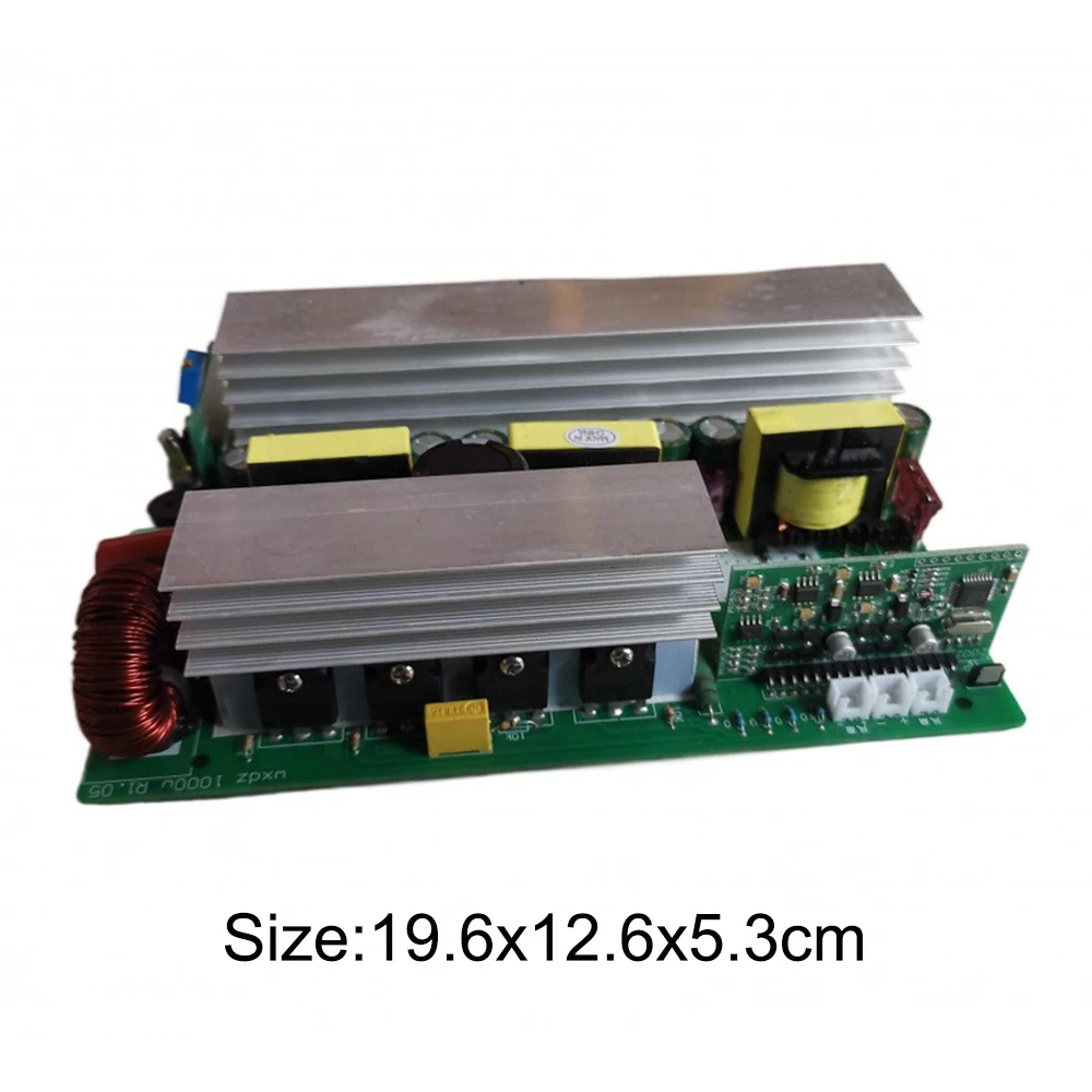 Pure Sine Wave Inverter 1000W 6-Series Lithium Iron 19.2V to 220V Inverter Driver Module Outdoor Mobile Power Supply Mainboard