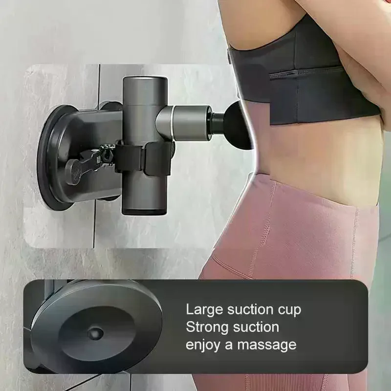 Holder Massage Gun Suction Cup Fascia Bracket Fixer Free Your Hands Massager Partner No Installation Needed