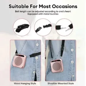 Amplificador de voz portátil Xikcu Megaphone Mini Audio Altavoz con altavoz ultraligero recargable de micrófono para maestros 10 mejores altavoz de micrófono de ventas - №7