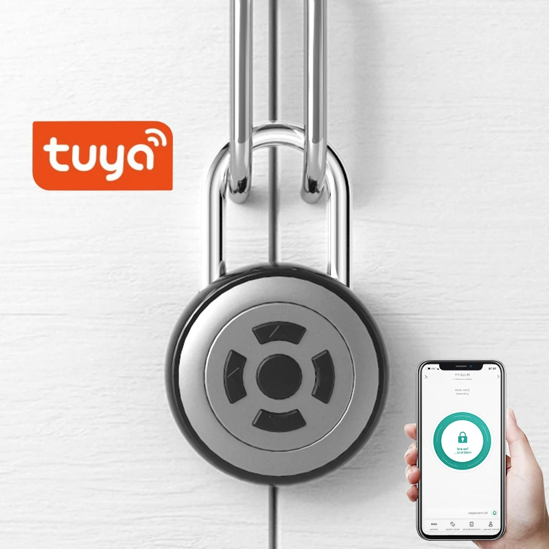 

Smart Padlock IP65 Waterproof Bluetooth Electronic Lock App Control Temporary Password for Travel Backpack Luggage Gym