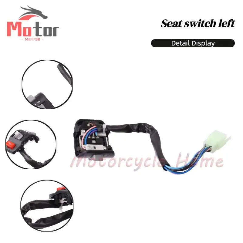 

Motorcycle Switches Horn Button Turn Signal Electric Fog Light Start Handlebar Controller Switch Left Right For Yamaha 100 125cc
