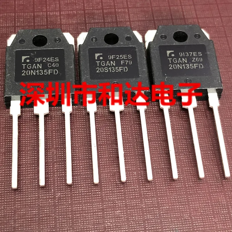 5PCS-10PCS TGAN20N135FD MOS TO-3P 1350V 20A ON STOCK NEW AND ORIGINAL