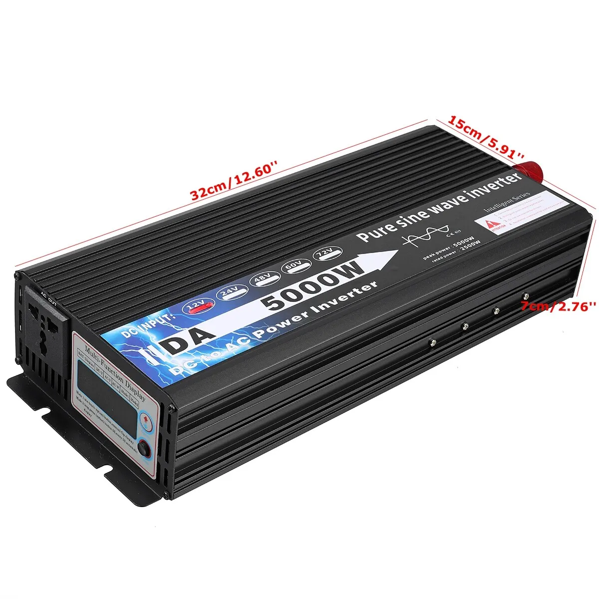 Mới Inverter 12V 220V 1000W 3000W 4000W 5000W Dc 12V Sang 220V ac Pure Sine Wave Bộ Chuyển Đổi Điện Áp 12 220 Nguồn Điện Xe Hơi Micro Inverter