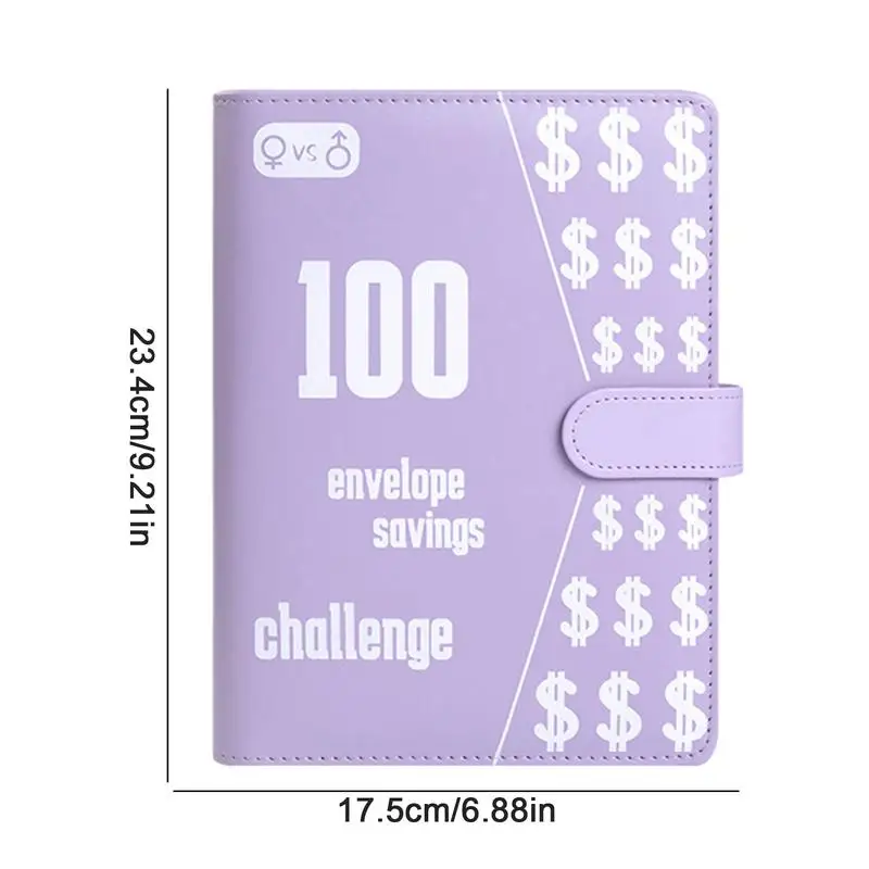 مغلف مخطط الميزانية كتاب ، أظرف المال للادخار ، الموثق التحدي ، 100 صفحة