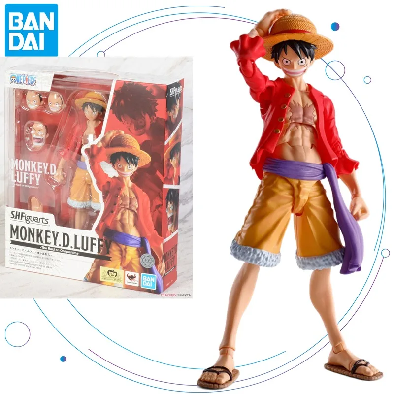 

Оригинальная обезьянка BANDAI shположении из одной части D. Luffy The Raid on Onigashima Аниме Фигурки игрушки Подлинная SHF фигурка подарок