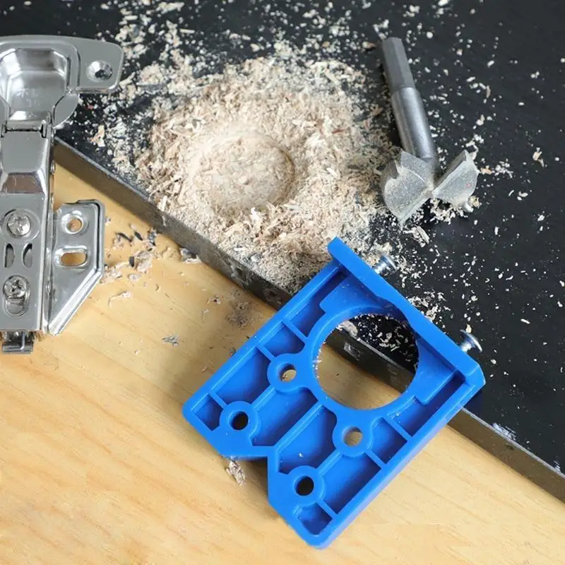 

Y1UD High Performance Hinge Opening Locator Door Hinge Positioning Woodworking Tool Door Cabinets Woodworking DIY Tool