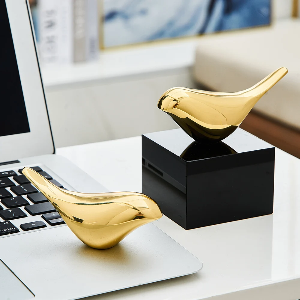 

Украшение в виде птиц, домашний декор, металлический материал, гостиная, спальня, офис, украшения комнаты, аксессуары для украшения комнаты, современный Минимализм