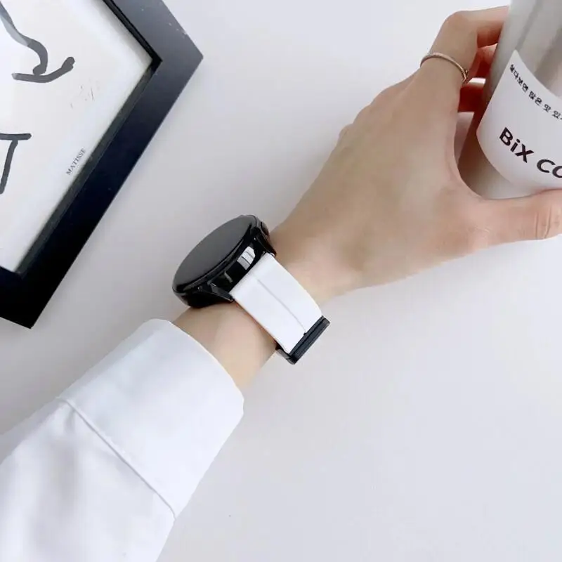 20mm 22mm Silikon Magnetische Band Für Xiaomi Mi Uhr 2 Pro/Mi uhr Farbe 2 Armband Correa für Xiaomi Uhr S4 S3 S2 S1 Aktive – Detail 15