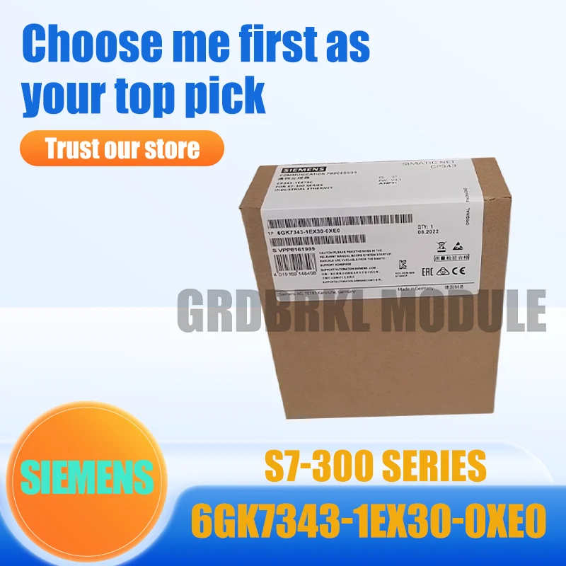 

Brand New Original SIEMENS 6GK7343-1EX30-0XE0 6GK73431EX300XE0 PLC Unit Processor Module