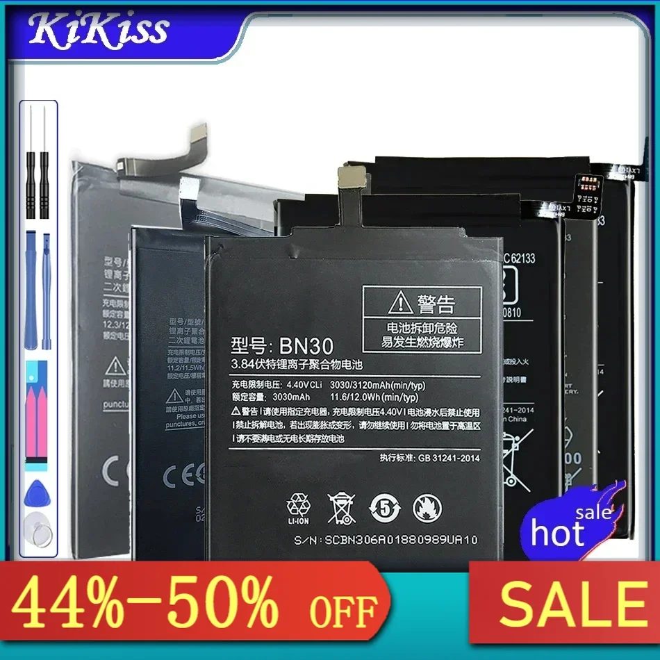 Battery for Xiaomi BN30 BN32 BN34 BN36 BN37 BN39 BN40 BN41 BN42 BN43 BN44 BN47 BN46 BN48 BN49 BN53 BN54 BN55 BN56 BN57 BM4W BM3E