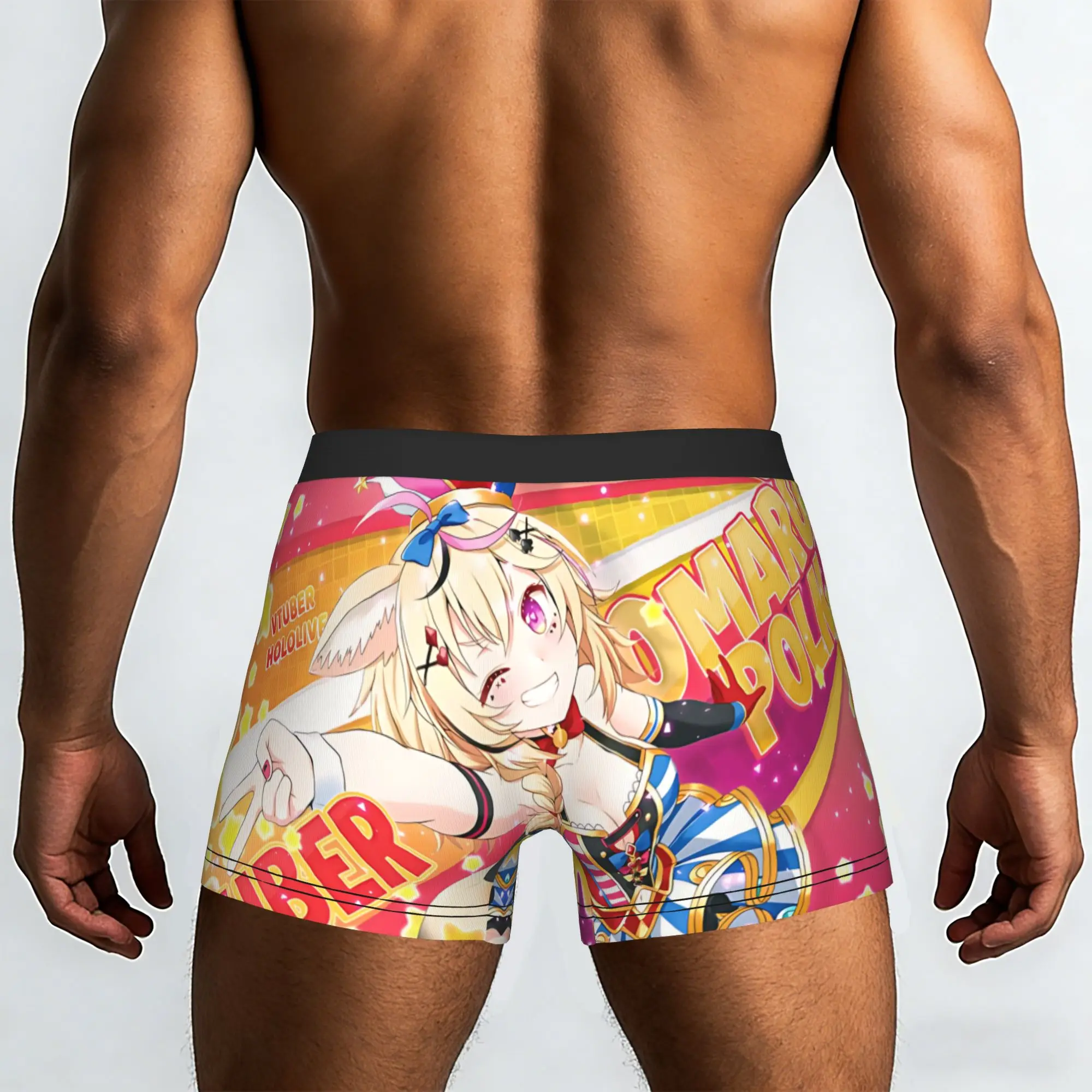 Popular Anime Game Theme Of Sexy Girls boxers  adults 18 plus Underpants Homme Panties Men's Underwear Shorts Boxer Briefs