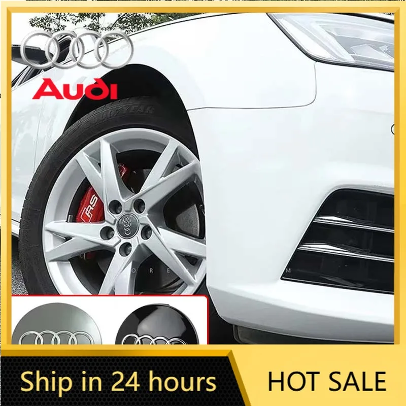 

Новинка 2026: Накладки на центральные отверстия колесных дисков (8D0601170) для Audi A4, A6, Q7, W – 4 шт., 68 мм, декоративные, с эмблемой