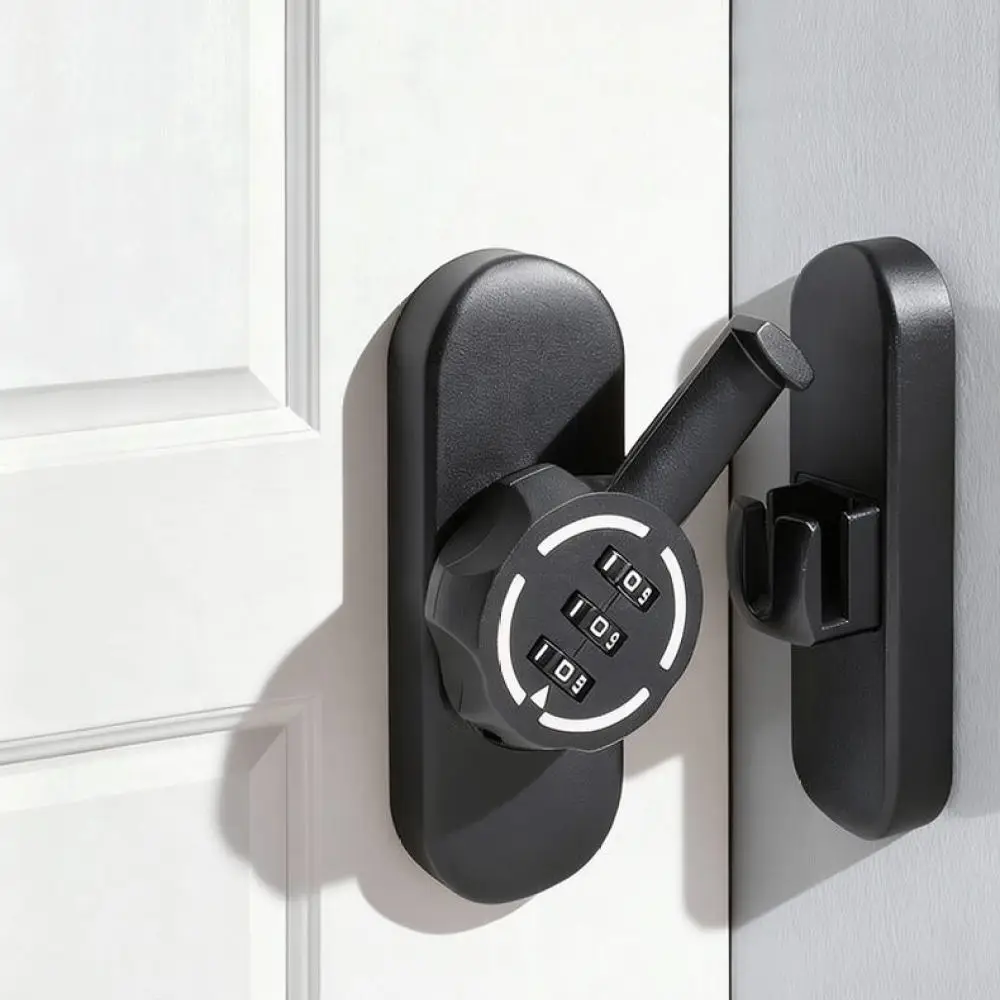 Zinc Alloy Keyless Password Privacy Door Bolt For Sliding Doors Bedroom Bathroom Security Safety Lock Catch