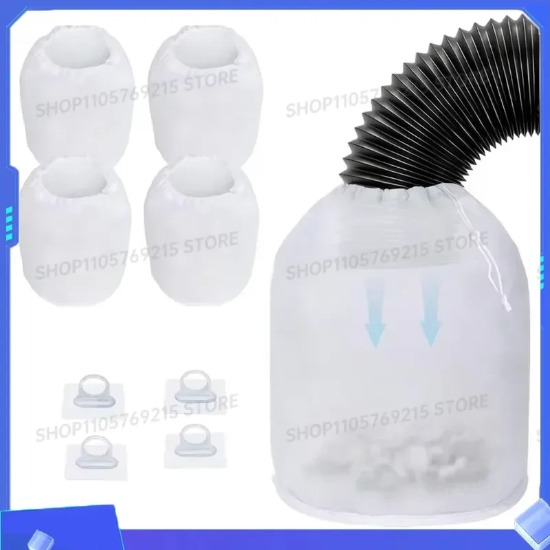 for A76G Dryer Vent Lint Catcher Bags Indoor Outdoor Ventless