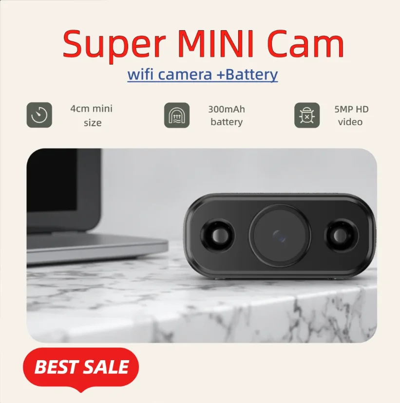 2.4G 5G WiFi Mini Camera Battery 4H long Standby 5MP WiFi Security Cam P2P Video Monitor Portable CCTV Baby Monitor O-kam