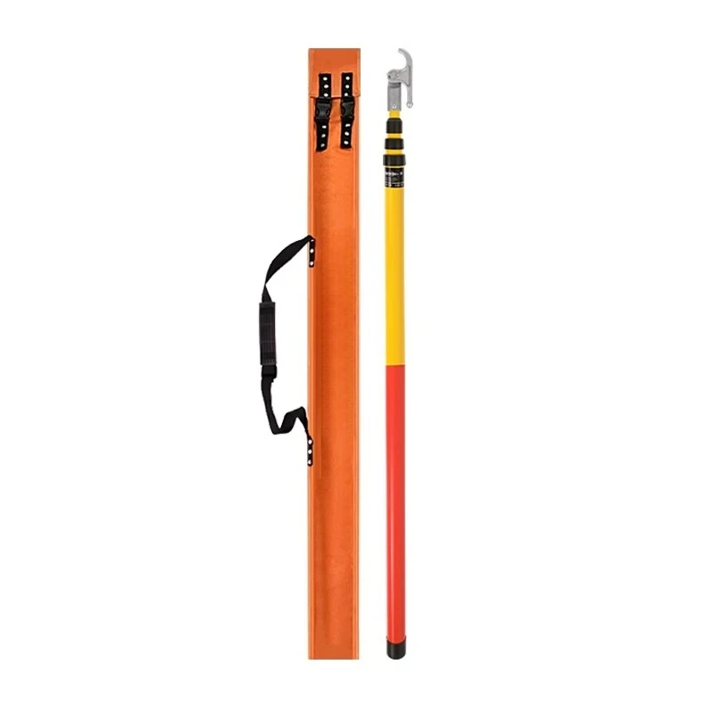 High voltage insulated telescopic rod 10KV insulated rod Lingke rod 35KV electric operation pick