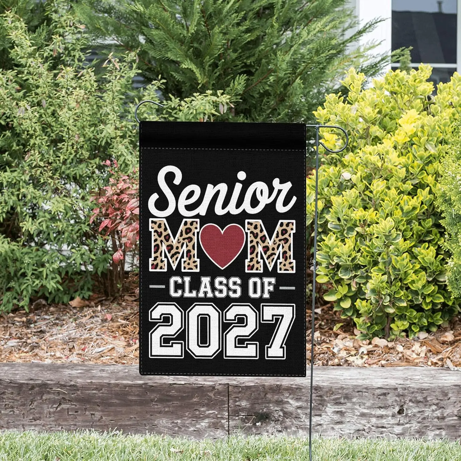 Senior Mom Class of 2027 Garden Flags House Banners yyi