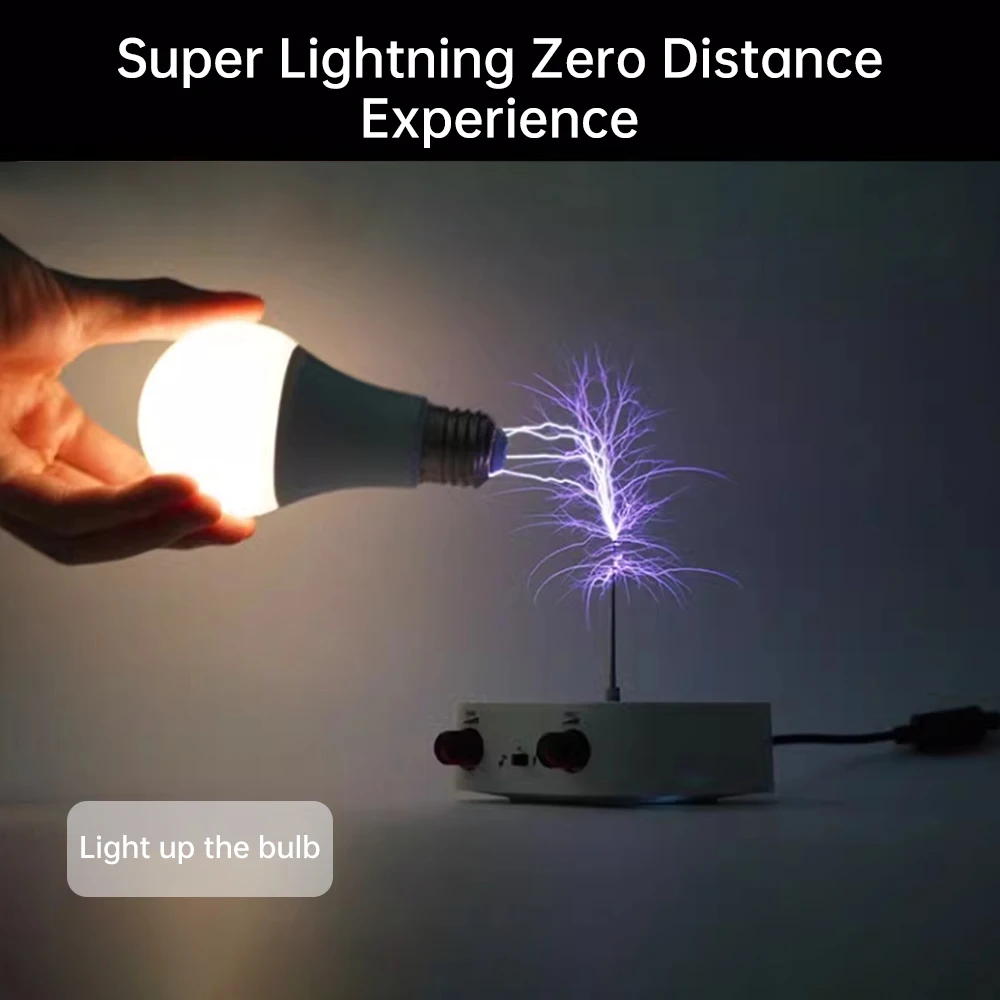 AC110-240V gold music Tesla coil Bluetooth/AUX dual mode music box artificial lightning touchable audio science experiment
