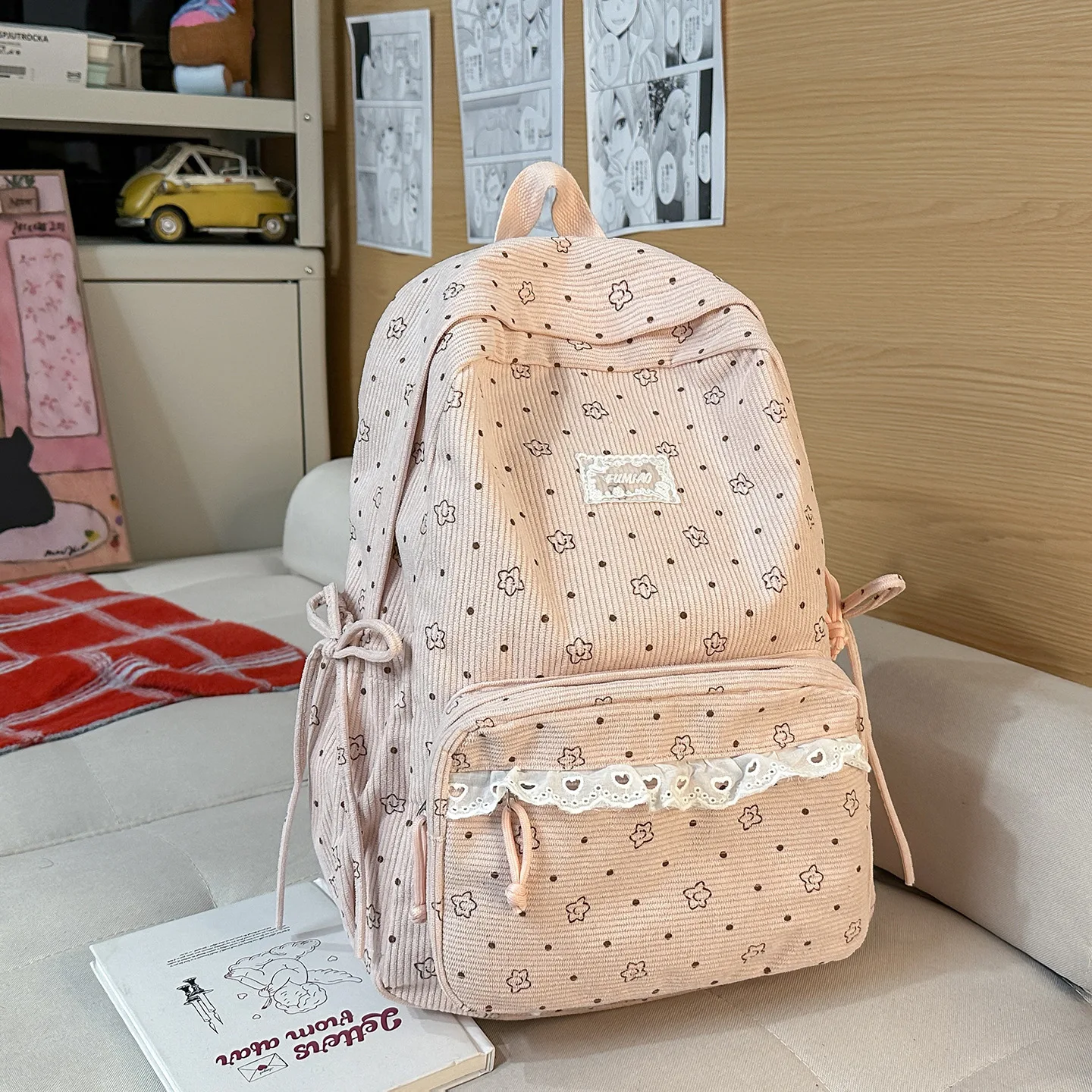 School Backpack for Teens Girls Boys Laptop Bag Fits 15.6 Inch College Travel Durable Leisure Fashion Student Backpack for Women