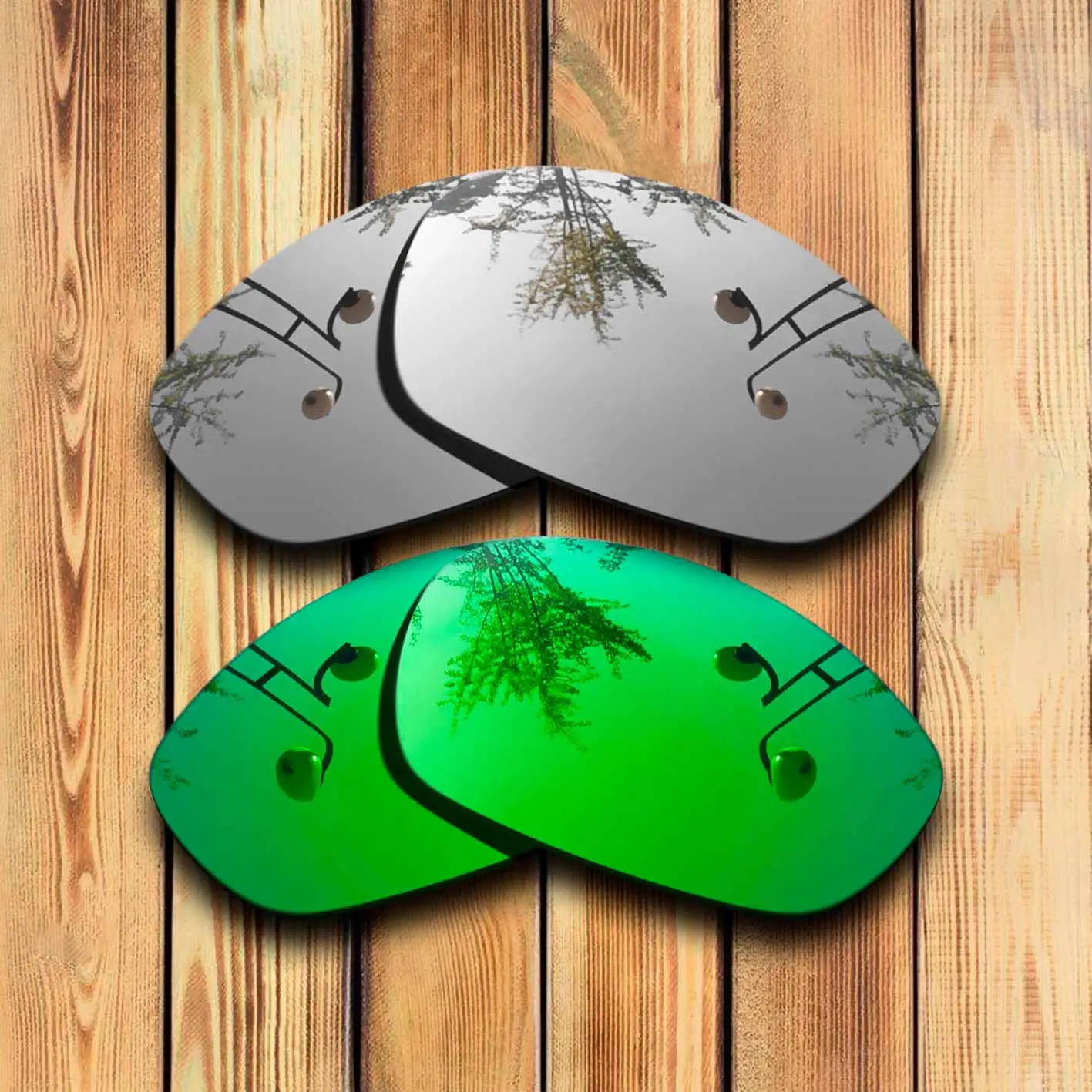 100% Precisely Cut Polarized Replacement Lenses for Arnette Stance AN4020 Sunglasses  Chrome & Green Combine Options