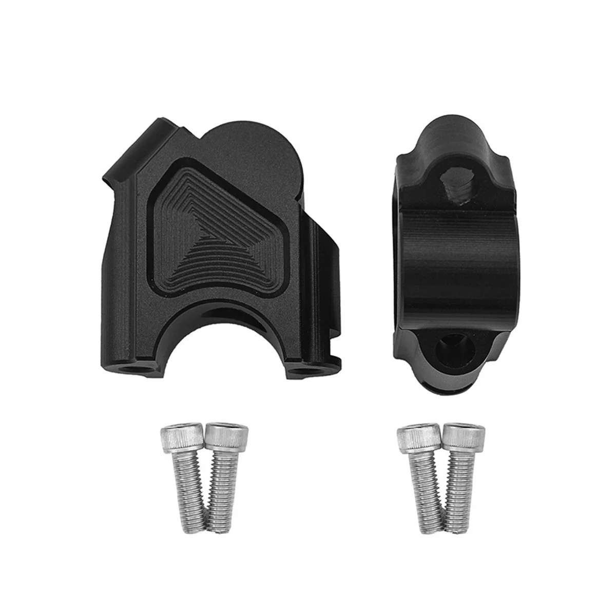 Handlebar Riser Clamp for BMW F 800 GS GT F800GT F800GS Handle Bar Heighten Move Back Adapter(Black) -L94A