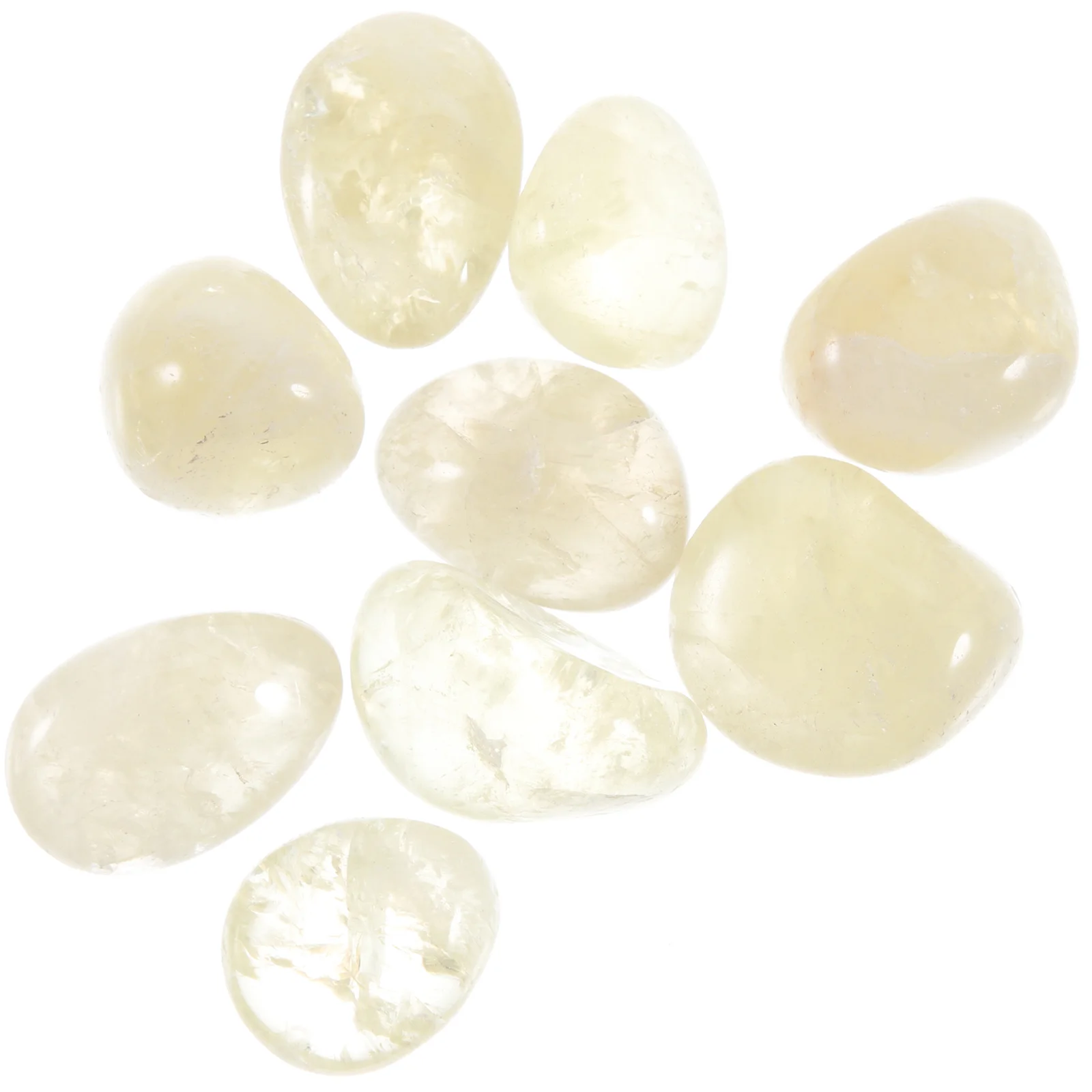 

Fish Tank Decor Aquarium Decorations Stone Home Rocks for Citrine Polished Décor Crystals