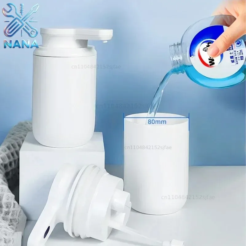 300ml Automatic Foam Soap Ipx5 Life Waterproof Dispenser Bathroom Human Body Induction Creative Face Hand Wash Foam Machine