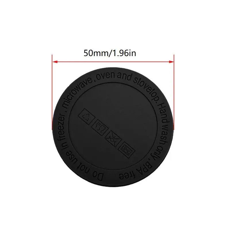 10 Pcs Round Rubber Coaster Pad Self Adhesive Cup Bottom Stickers Non-slip Anti-scald Tumbler Cup Protective Pads