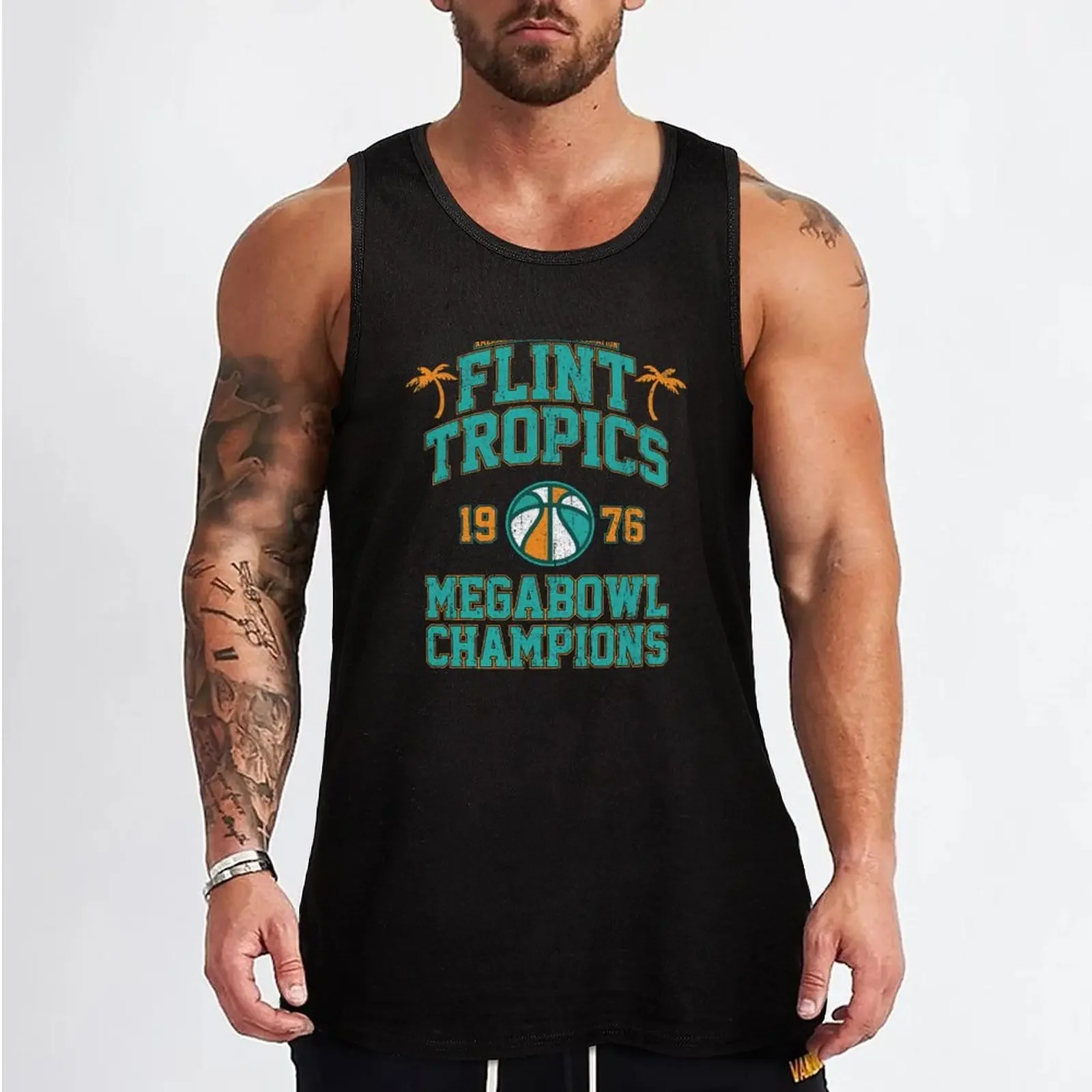 New Flint Tropics Megabowl Champions (Variant) Tank Top summer 2023 Vest for boy