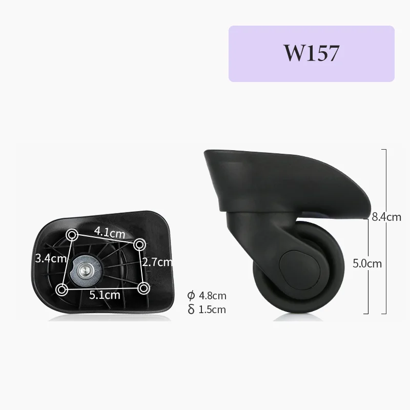 For W152 Heavy-Duty Luggage Wheel Replacement Swivel Fittings Suitable For Luggage Wheels - Silent and Wear-Resistant