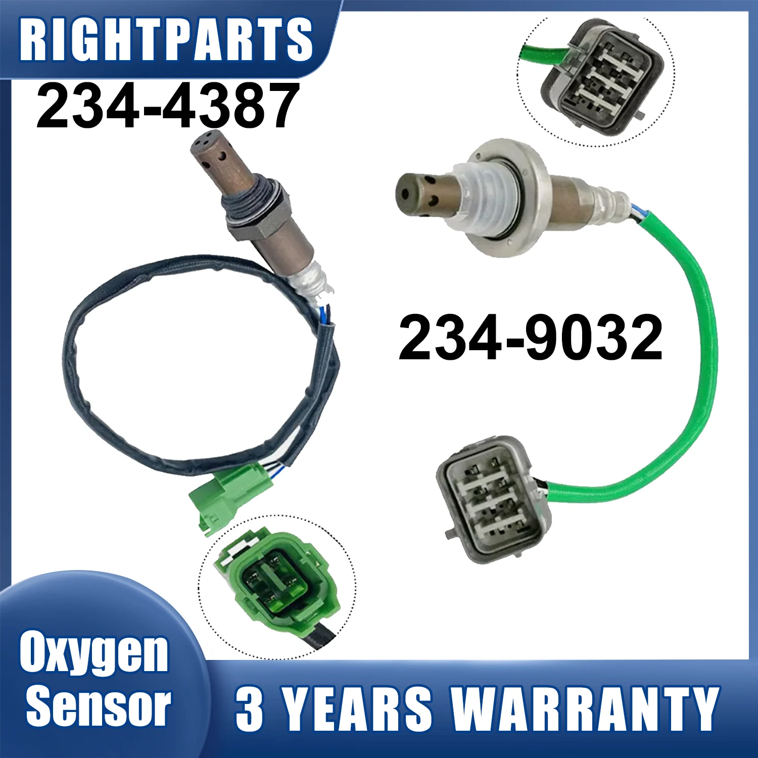 

2PCS Upstream&Downstream Oxygen O2 Sensor 234-9032 234-4387 For Suzuki Grand Vitara 2.7L 2006 18213-66J00 18213-66J11