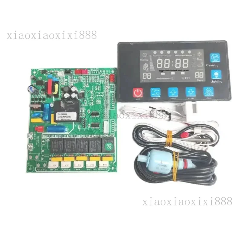 Cocok untuk aksesori papan utama komputer tampilan tujuh tombol pembuat es Jingxin Binglu Yanghang