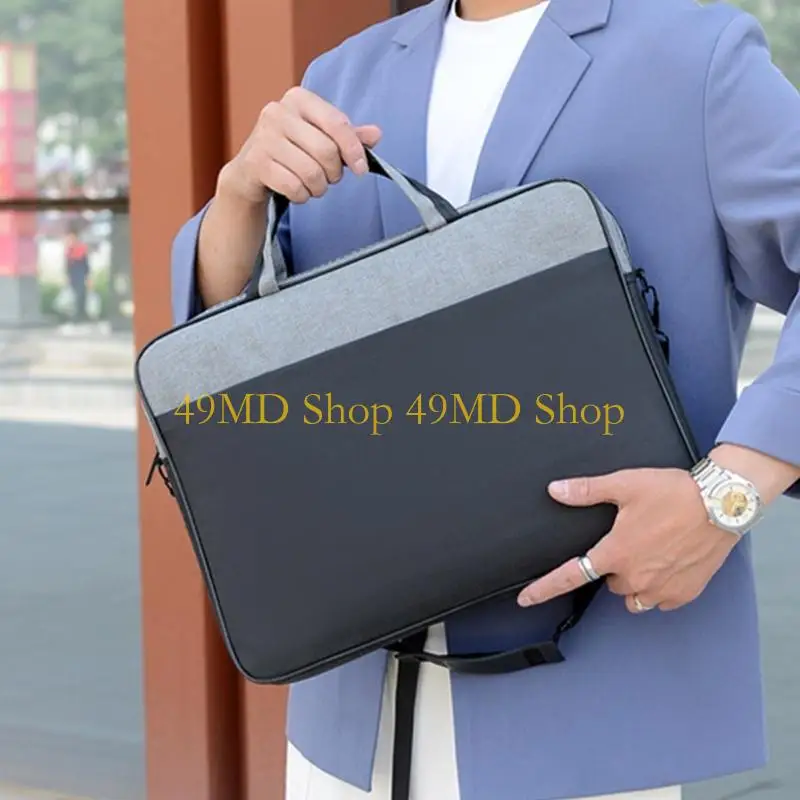 Bolsa laptop da 49MD 15,6/17 polegadas, bolsa bolsa adequada para negócios e viagens