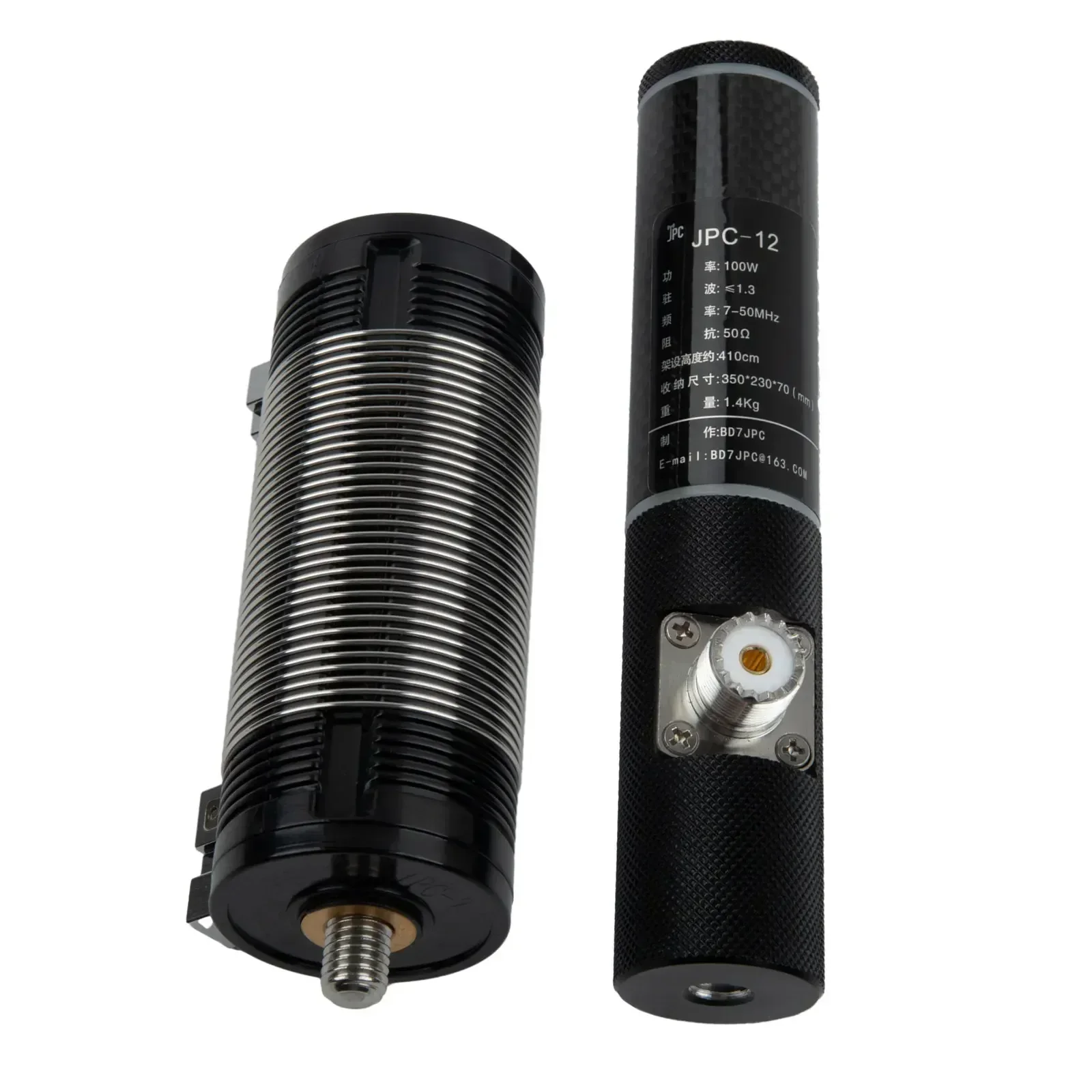 Collapsible 8Band HF Portable Rhortwave GP Antenna PAC12 7MHz 50MHz 100W for Ham Radio stainless steel telescopic antenna