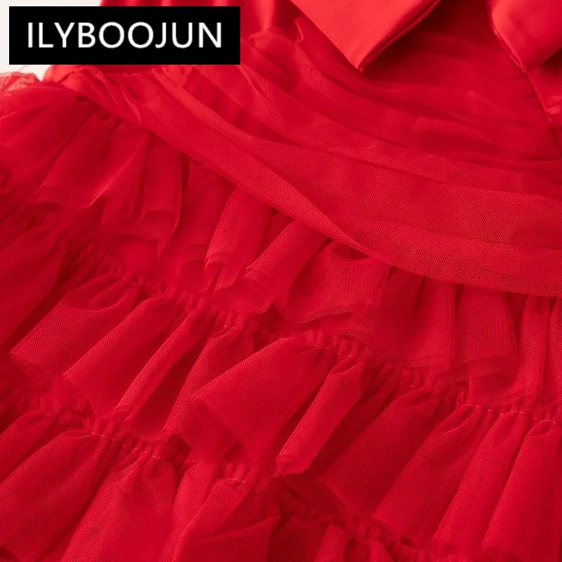 ILYBOOJUN-vestidos ajustados de cintura alta con volantes escalonados para mujer, vestido Sexy con tirantes finos, Espalda descubierta, diseño de moda, primavera y verano