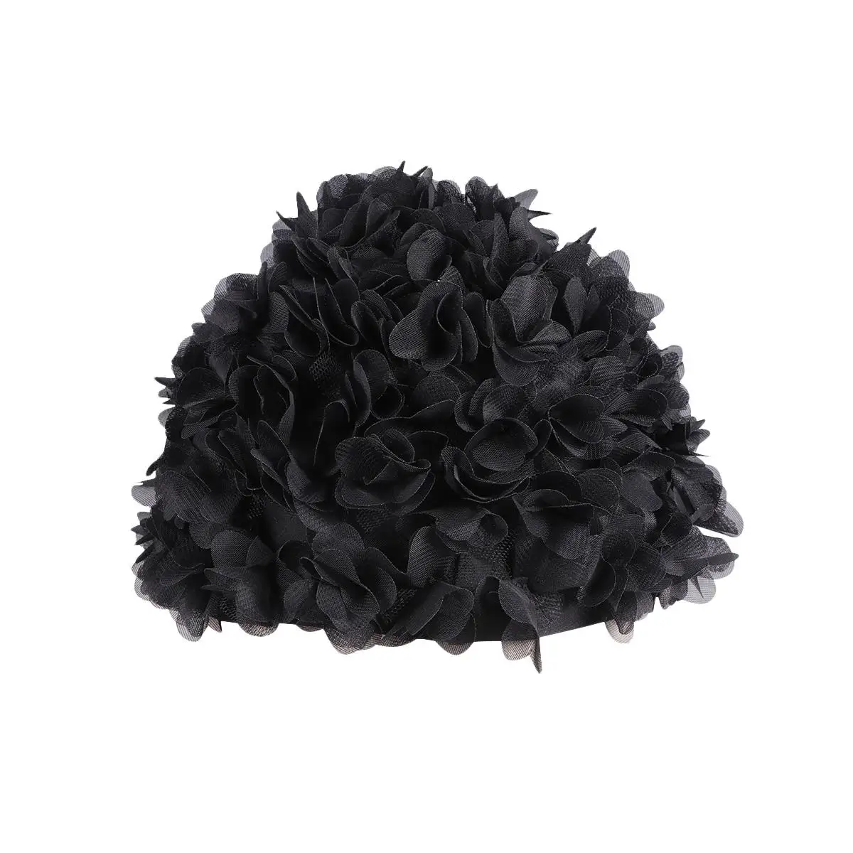 

3D Swim Cap Women Bathing Hat Flower Design AntiSkid Reusable Large Shower Accessories Swimming Hat Water Sports Floral