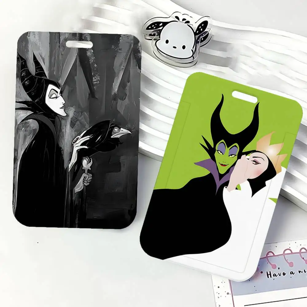 Fairy Tales Villains ID Badge Card Holder Lanyard Kids Credit Card Case Neck Strap Door Card Holder Credentials Gift